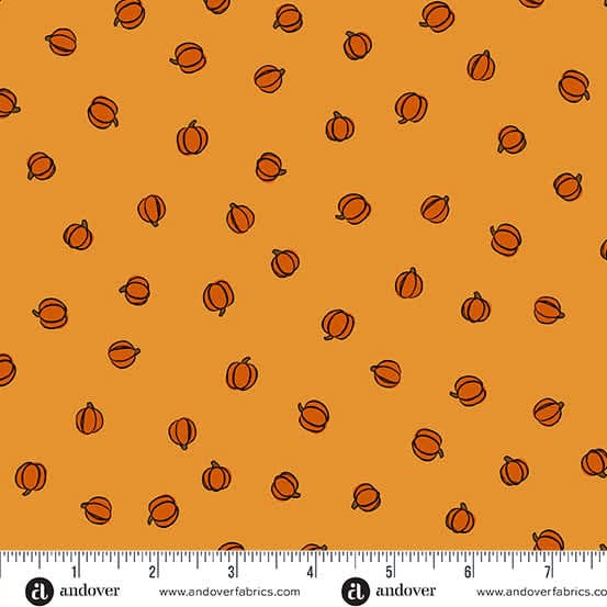 Harvest Home Petite Pumpkins 10117O Pumpkin by Andover orange Harvest Home Petite Pumpkins 10117O Pumpkin by Andover orange