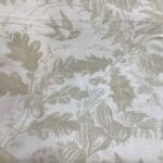 Vermont 10285L1 Sand  fabric by Andover cream on cream birds, leaves, acorns