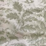 Vermont 10285N3 Lichen fabric by Andover green on green birds, leaves, acorns