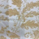 Vermont 10285Y Golden fabric by Andover gold on gold birds, leaves, acorns
