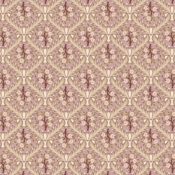 Isabella A853.1 Hidcote tree on cream fabric by Lewis and Irene Isabella A853.1 Hidcote tree on cream fabric by Lewis and Irene