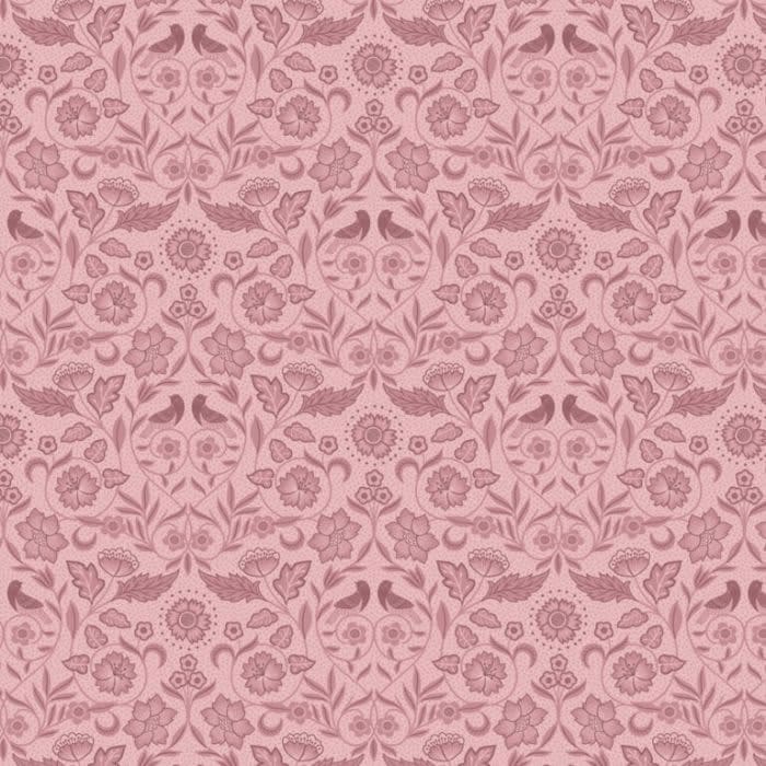 Isabella A854.3 small mauve floral fabric by Lewis and Irene Isabella A854.3 small mauve floral fabric by Lewis and Irene