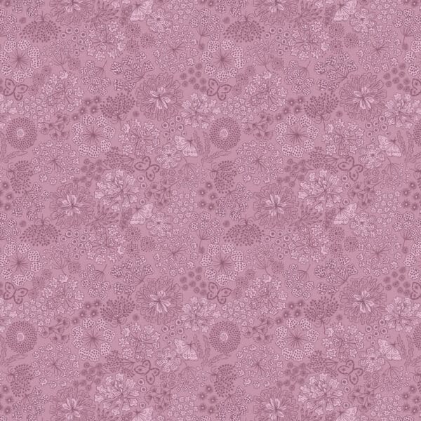Jardin D’Automne A928C autumn butterfly floral on heather by Lewis and Irene Jardin D’Automne A928C autumn butterfly floral on heather by Lewis and Irene