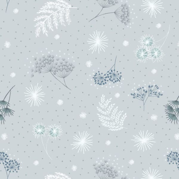 Secret Winter Garden Flannel A659.1 Frosted garden on light grey by Lewis & Irene fabrics Secret Winter Garden Flannel A659.1 Frosted garden on light grey by Lewis & Irene fabrics
